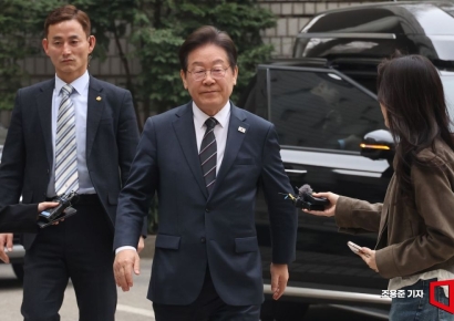 [포토] 이재명 대표, 대장동, 성남FC 1심 공판 출석
