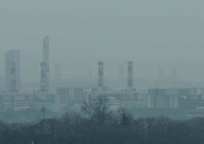 [포토] 초미세먼지 주의보 발령