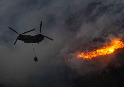 화마 덮친 韓·日…일본서도 산불에 1만명 피난 지시
