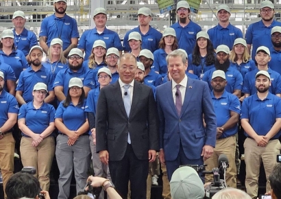 정의선 "미국 백악관서 투자 발표 매우 큰 영광"