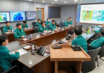 영주시, 산불 확산 1차 주민대피 실시