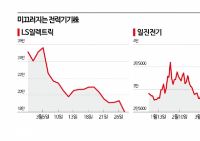 MS 발빼자 전력기기株 '털썩'…데이터센터 버블 경고등