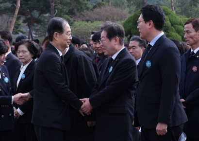 韓대행 "北도발에 압도적 대응"…여야도 "영웅들 기억"