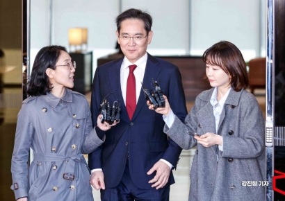 [포토] 미소 짓는 이재용 삼성전자 회장