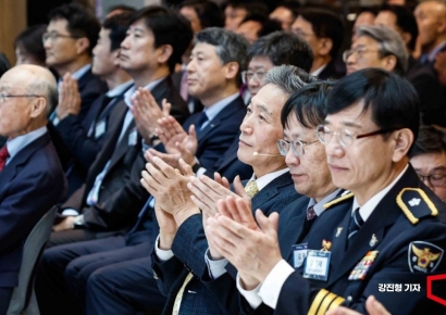 [포토] 인천공항 개항 24주년 기념식 참석한 이학재 사장