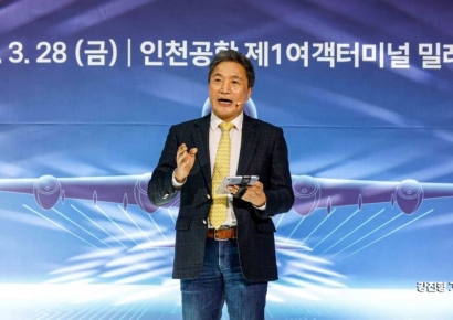 [포토] 이학재 사장, '항공 AI 혁신허브 비전 발표'