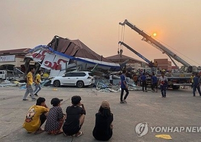 대지진 미얀마를 어쩌나…트럼프 국제구호 삭감에 절박한 상황