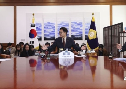 [포토] 여야, 의장 주재 회동 본회의 일정 협의 불발