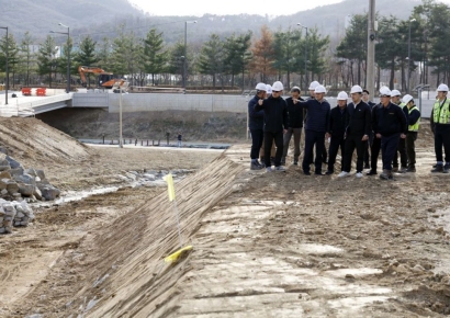 SH공사, 기반 시설 건설 현장 점검…"안심할 수 있는 도시 환경 조성"
