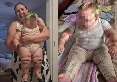 생후 6개월 아기 몸무게가 16㎏…건강 걱정에 엄마가 한 말