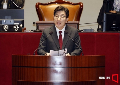 [포토] 권성동 "野 최상목 탄핵, 한국 경제에 대한 테러…즉시 철회해야"