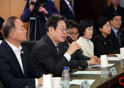 [포토] 이재명 "與, 소상공인 부담 늘어도 정쟁만 몰두‥민생 관심없어"