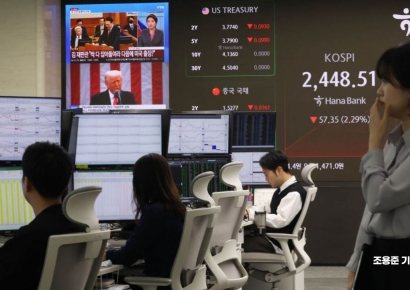 [포토] 걱정스런 미 상호관세