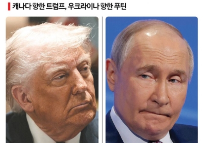 [글로벌포커스]加·우크라 평행이론? "캐나다 향한 트럼프에서 푸틴 보여"