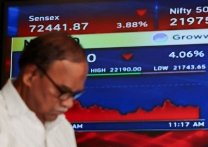 인도·호주·동남아 증시 줄줄이 하락장…美 관세 전쟁 영향