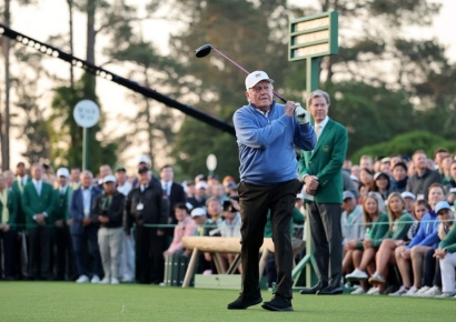 명인열전, 골프 전설들의 멋진 시타 개막[마스터스]