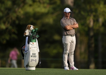 대기록 도전 매킬로이, 15번 홀에서 울었다[마스터스]