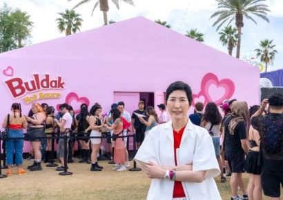 김정수 삼양 부회장, 美코첼라 불닭 부스 방문…올해 첫 현장경영