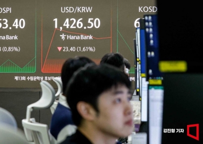 [포토] 달러 약세에 원달러 환율 하락 개장