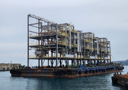 현대엔지, 300t 넘는 대형 구조물, 미리 만들어 신공장에 설치