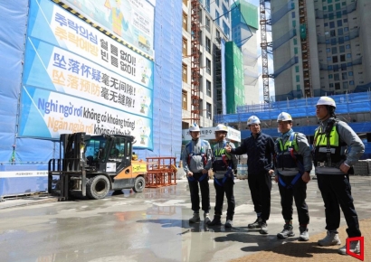 삼성물산, 건설현장 추락사고 예방 안전 릴레이 캠페인