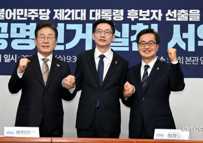 이재명·김동연·김경수 오늘 첫 TV 토론…'개헌·증세·AI' 공방 예상