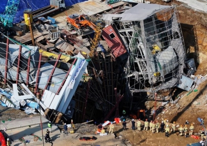 1명 사망한 신안산선 붕괴사고, 포스코이앤씨 닷새만에 '늑장사과'