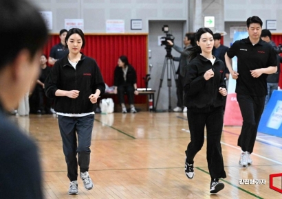 [포토] 이스타항공, 신입 승무원 첫 체력 시험 전형 실시