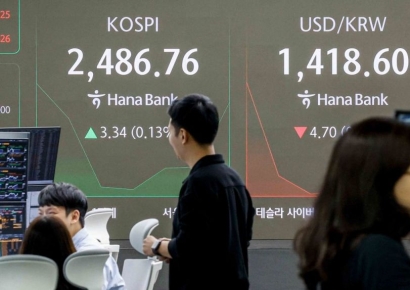 코스피, 2480선 하락 출발…코스닥도 약보합세