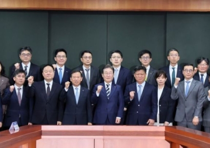 [포토] 증권사 리서치센터장 만나는 이재명 후보