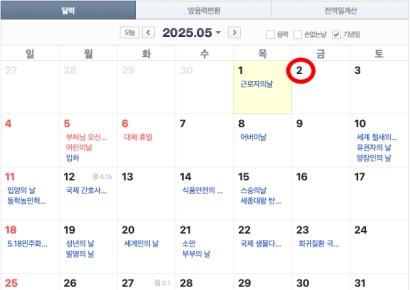 "맞아? 아니야? 빨리 결정해줘"…5월 2일 미정에 속타는 사람들