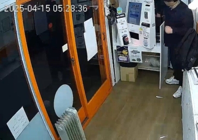무인점포 돌며 현금 턴 30대…CCTV 100대 뒤져 잡았다