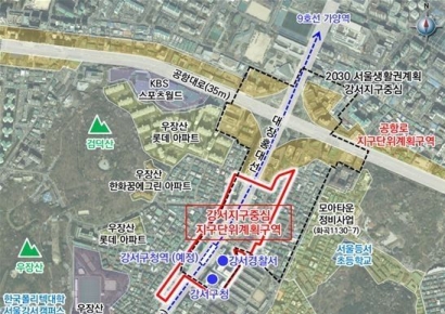 강서구청 이전지 특별계획구역 지정…대장홍대선 신설 대비 관리계획 정비