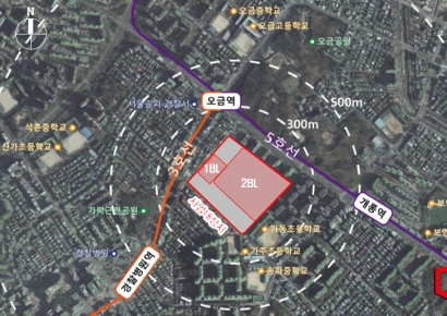 오금역 인근에 '송파창의혁신' 1240가구 대단지 조성