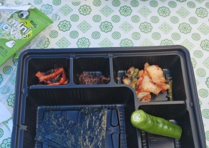 "이게 1만2000원?"…체육대회 선수단에 제공한 도시락 '부실' 논란