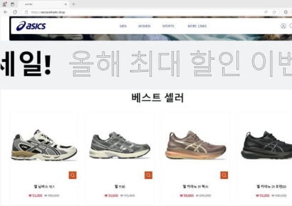 "아식스 운동화가 3만원"…공홈인줄 알고 덜컥 결제하면 '사기 당해요'