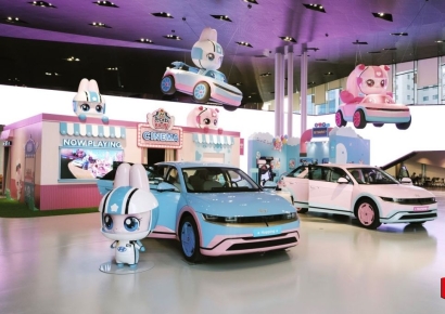 "티니핑, 현대차를 만나다"…현대 모터스튜디오 전시