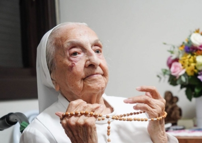 110세 생일 땐 교황이 축하…116세 최고령 브라질 수녀 별세
