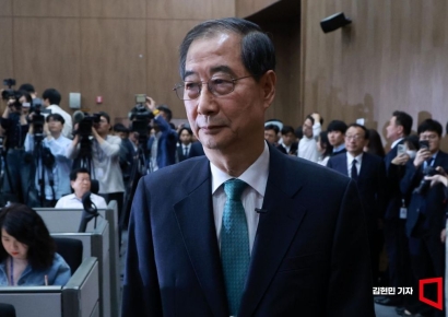 [포토] 대선 출사표 던진 한덕수 "개헌 완료 후 3년차에 대통령직 사퇴"