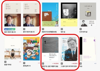 뿔난 지지자에 김어준 지원사격까지…이재명 책 줄줄이 베스트셀러