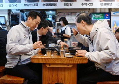 한덕수 "약자동행, 공약에 포함해도 되나"…오세훈 "물론"