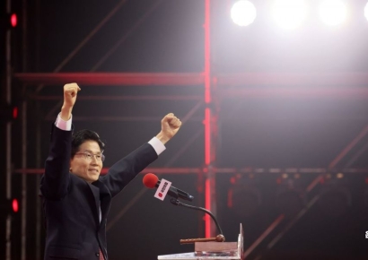 [포토] 김문수, 대통령 후보 수락 연설