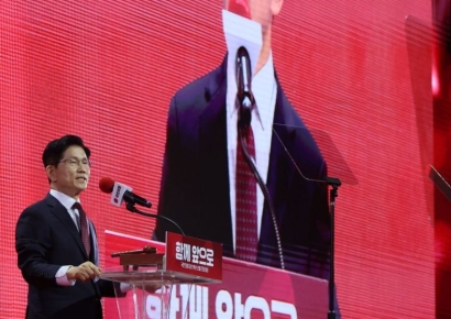 [포토] 김문수, 국민의힘 대선 후보로 선출