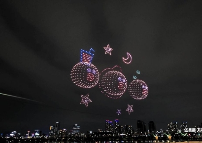 [포토] 어린이를 위한 특별한 드론쇼