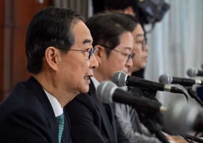 한덕수 "단일화 실패는 국민 배신…김문수 잘 할거라 믿어"