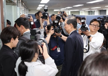 한덕수 "김문수와 단일화 실패하면 대선 본후보 등록 안 할 것"