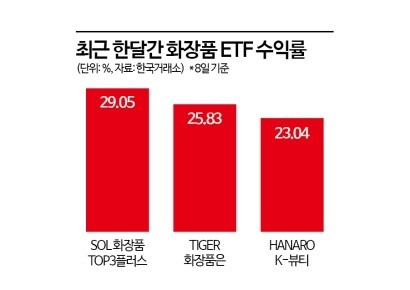 잘나가는 K뷰티에 화장품 ETF 활짝