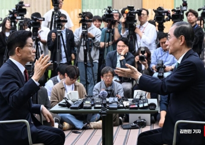 [포토] 金·韓 2차 단일화 담판 1시간만에 종료…접점 못 찾아