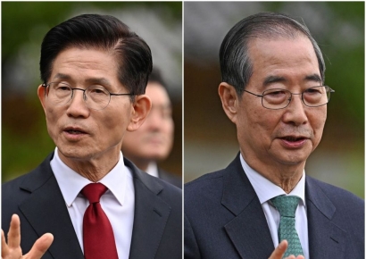 [포토] 김문수·한덕수 2차 담판도 빈손…단일화 난항