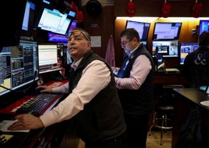 [뉴욕증시]미·영 첫 무역 합의에 상승…금리인하 전망 둔화에 국채 금리 ↑